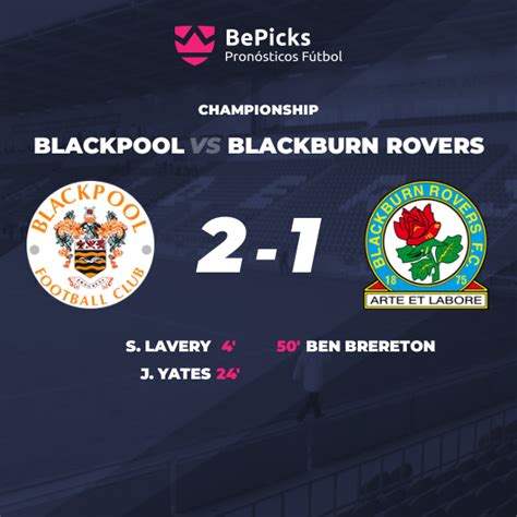 blackpool result|blackburn results.